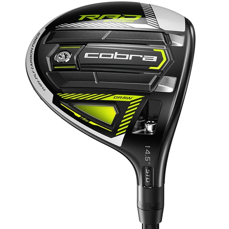 Cobra KING RADSPEED Draw Fairway Wood - Black/Yellow